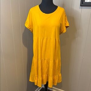 B7 J. Crew Women’s Small Yellow Midi Dress